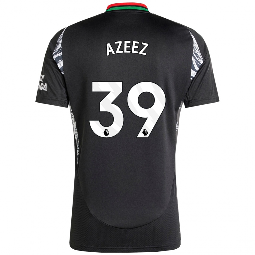 Enfant Maillot Miguel Azeez #39 Noir Tenues Extérieur 2024/25 T-Shirt Suisse