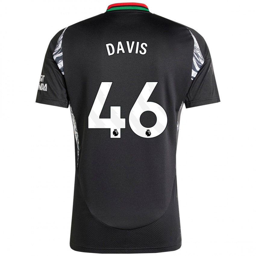 Enfant Maillot Timi Davis #46 Noir Tenues Extérieur 2024/25 T-Shirt Suisse