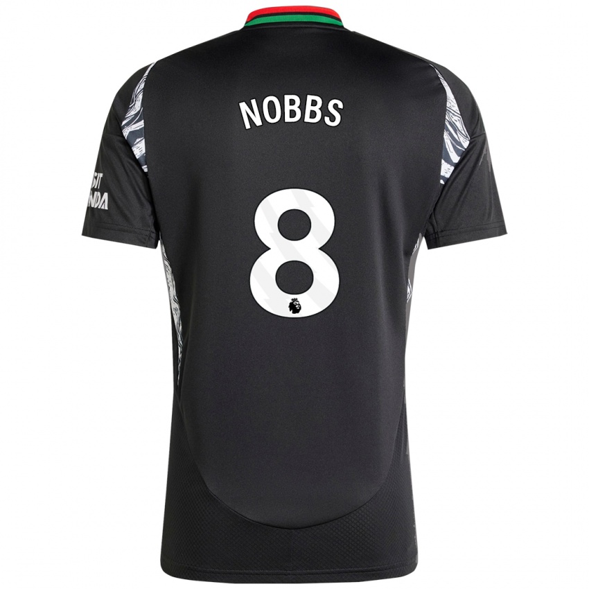 Enfant Maillot Nobbs #8 Noir Tenues Extérieur 2024/25 T-Shirt Suisse