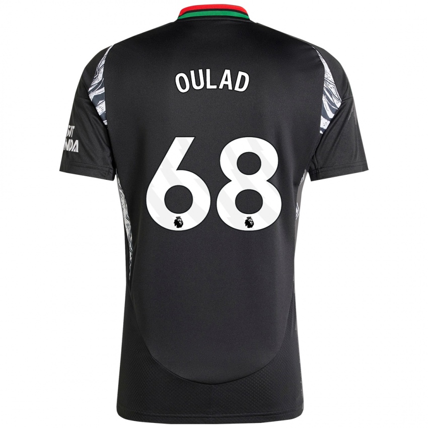 Enfant Maillot Salah-Eddine Oulad M'hand #68 Noir Tenues Extérieur 2024/25 T-Shirt Suisse