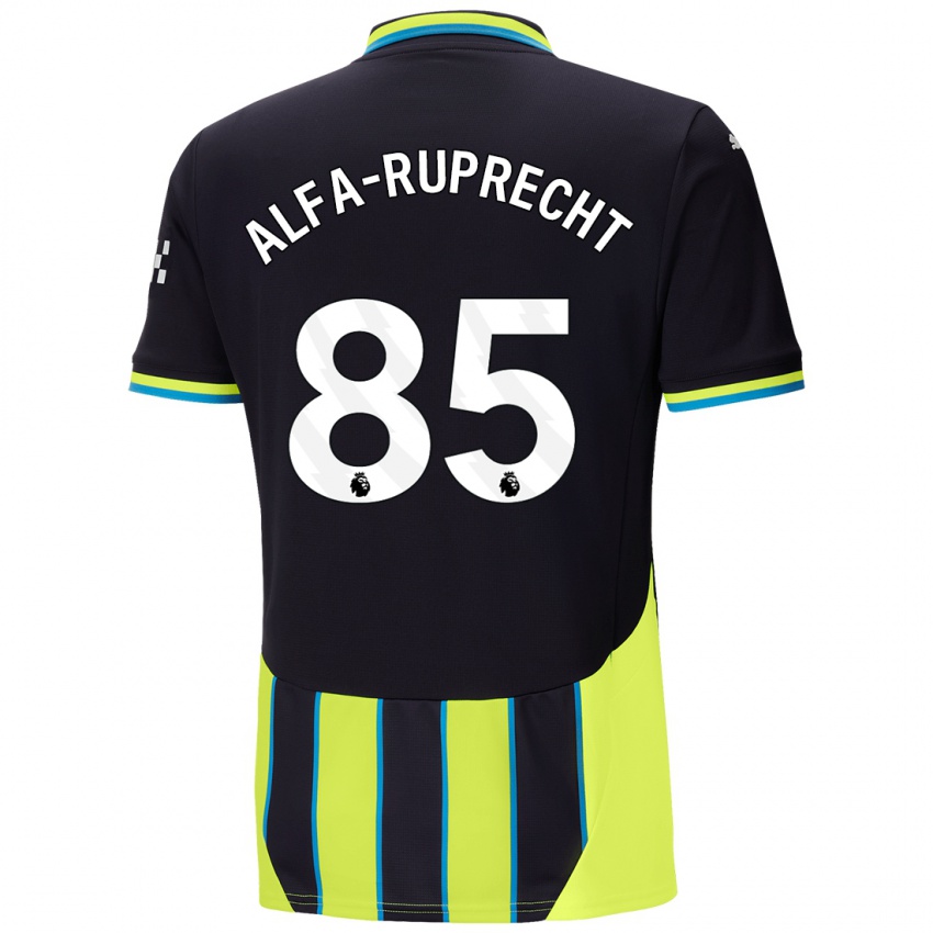 Kinder Farid Alfa-Ruprecht #85 Blaugelb Auswärtstrikot Trikot 2024/25 T-Shirt Schweiz