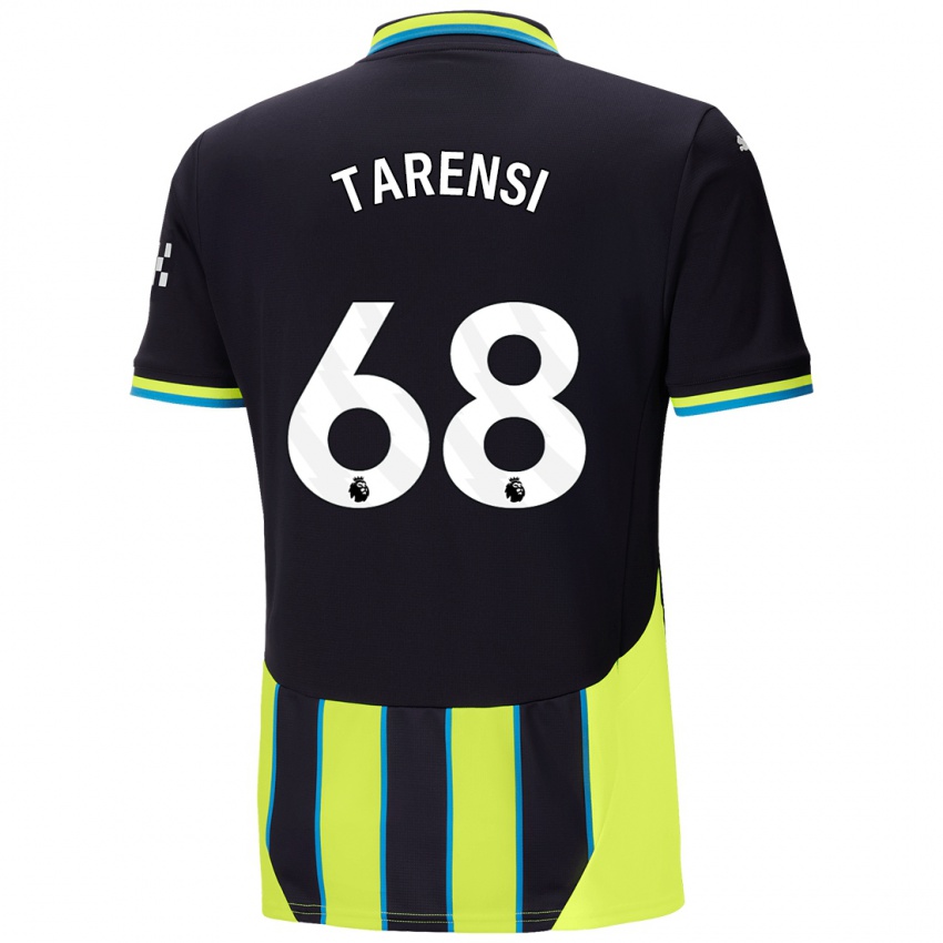 Kinder Oscar Tarensi #68 Blaugelb Auswärtstrikot Trikot 2024/25 T-Shirt Schweiz