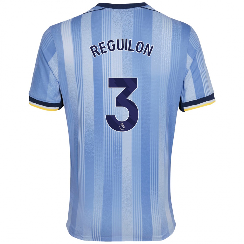 Kinder Sergio Reguilon #3 Hellblau Auswärtstrikot Trikot 2024/25 T-Shirt Schweiz