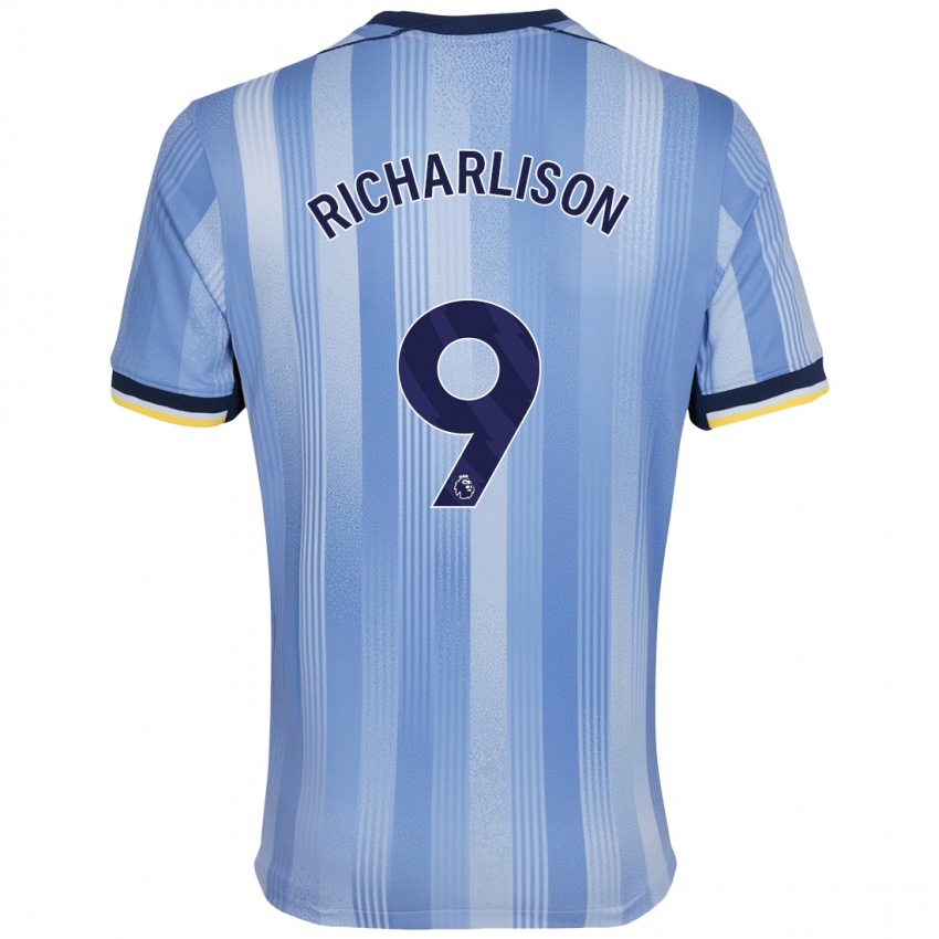 Kinder Richarlison #9 Hellblau Auswärtstrikot Trikot 2024/25 T-Shirt Schweiz