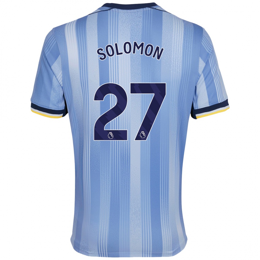 Kinder Manor Solomon #27 Hellblau Auswärtstrikot Trikot 2024/25 T-Shirt Schweiz