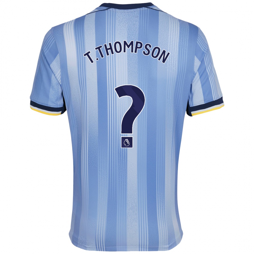 Kinder Tynan Thompson #0 Hellblau Auswärtstrikot Trikot 2024/25 T-Shirt Schweiz