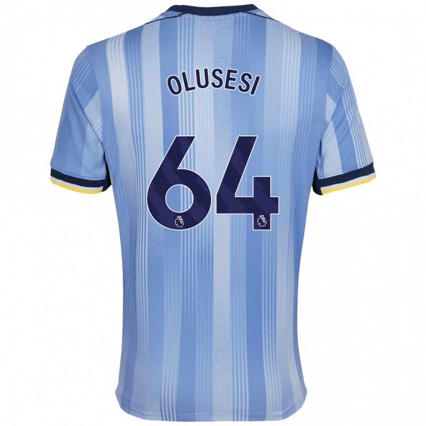 Kinder Callum Olusesi #64 Hellblau Auswärtstrikot Trikot 2024/25 T-Shirt Schweiz