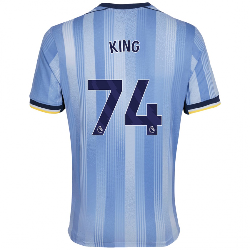 Kinder Maeson King #74 Hellblau Auswärtstrikot Trikot 2024/25 T-Shirt Schweiz