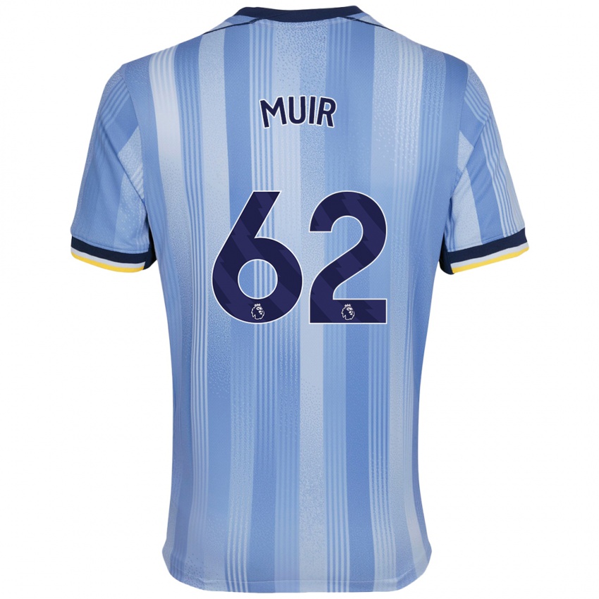 Kinder Marqes Muir #62 Hellblau Auswärtstrikot Trikot 2024/25 T-Shirt Schweiz