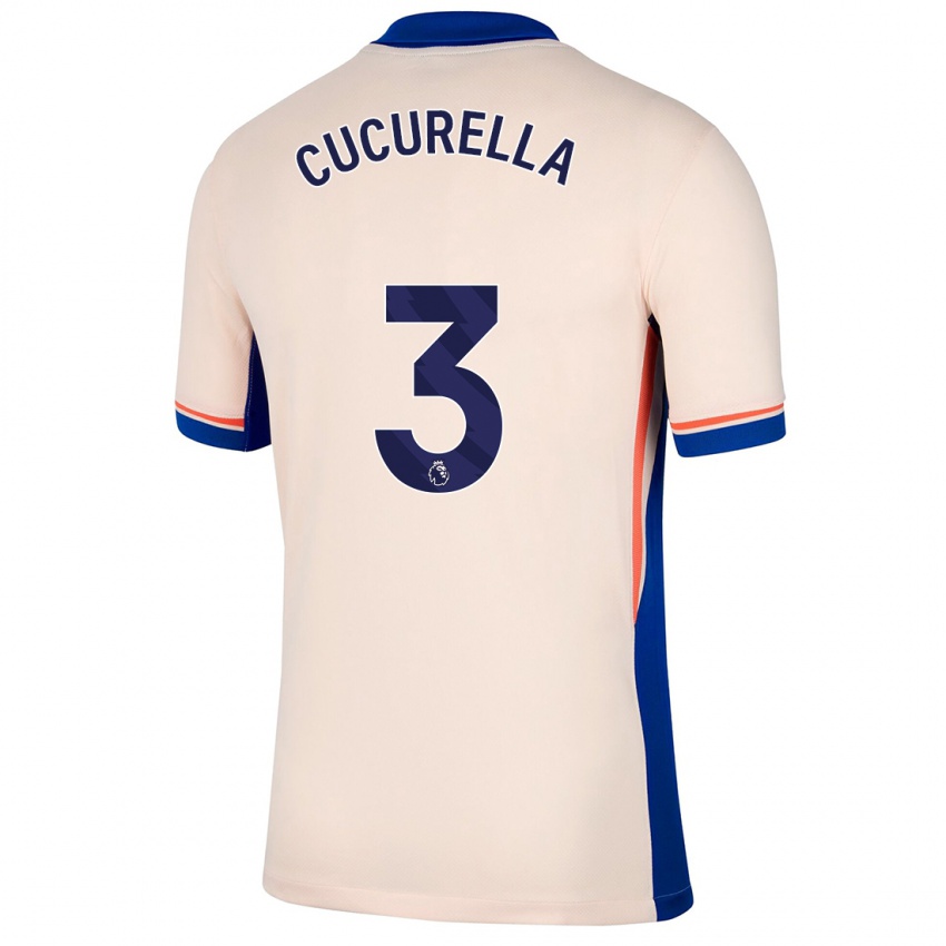 Kinder Marc Cucurella #3 Hellbeige Auswärtstrikot Trikot 2024/25 T-Shirt Schweiz