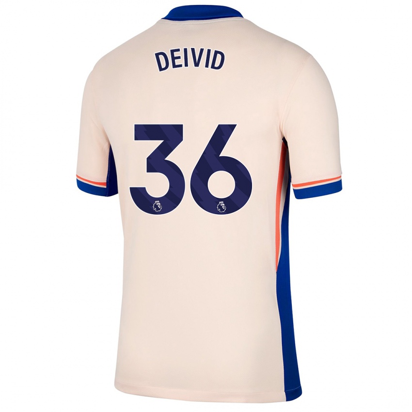 Kinder Deivid Washington #36 Hellbeige Auswärtstrikot Trikot 2024/25 T-Shirt Schweiz