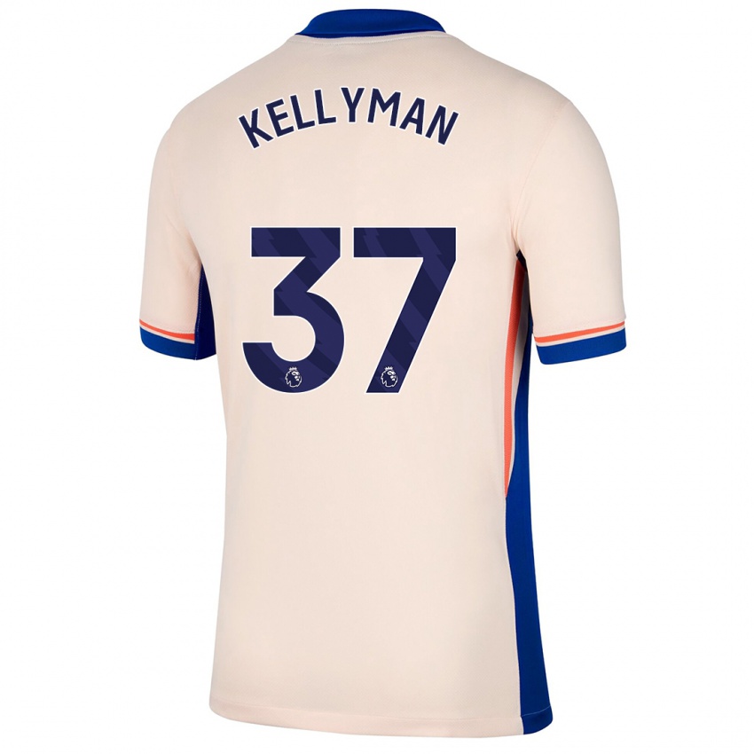 Kinder Omari Kellyman #37 Hellbeige Auswärtstrikot Trikot 2024/25 T-Shirt Schweiz