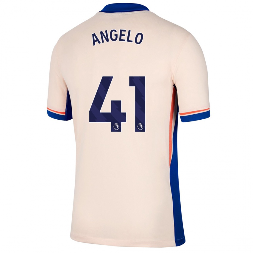 Kinder Ângelo #41 Hellbeige Auswärtstrikot Trikot 2024/25 T-Shirt Schweiz