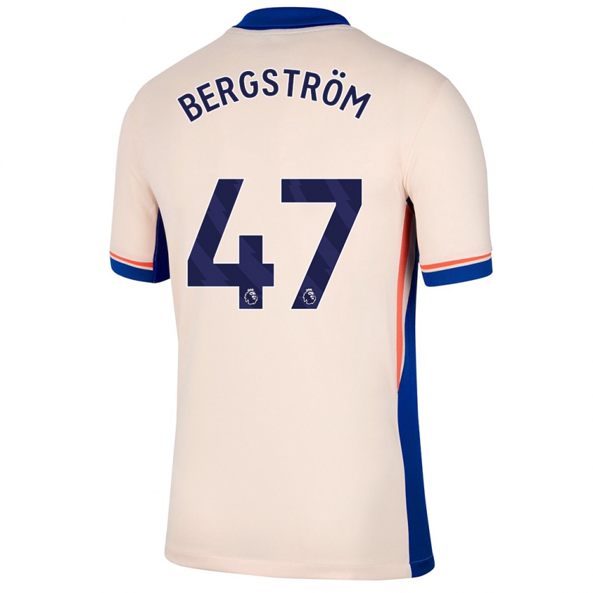 Kinder Lucas Bergström #47 Hellbeige Auswärtstrikot Trikot 2024/25 T-Shirt Schweiz