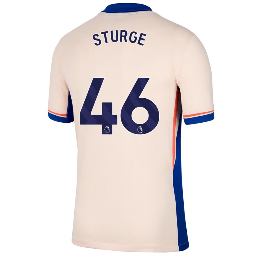 Kinder Zak Sturge #46 Hellbeige Auswärtstrikot Trikot 2024/25 T-Shirt Schweiz