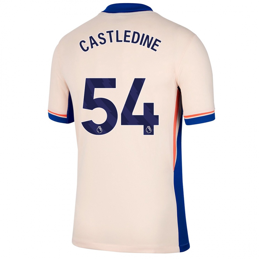 Kinder Leo Castledine #54 Hellbeige Auswärtstrikot Trikot 2024/25 T-Shirt Schweiz