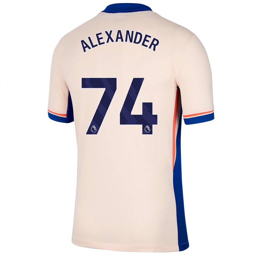 Kinder Reiss Alexander Russell-Denny #74 Hellbeige Auswärtstrikot Trikot 2024/25 T-Shirt Schweiz