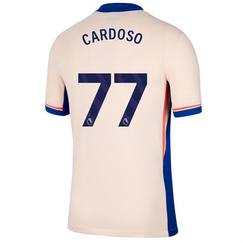 Kinder Leo Cardoso #77 Hellbeige Auswärtstrikot Trikot 2024/25 T-Shirt Schweiz