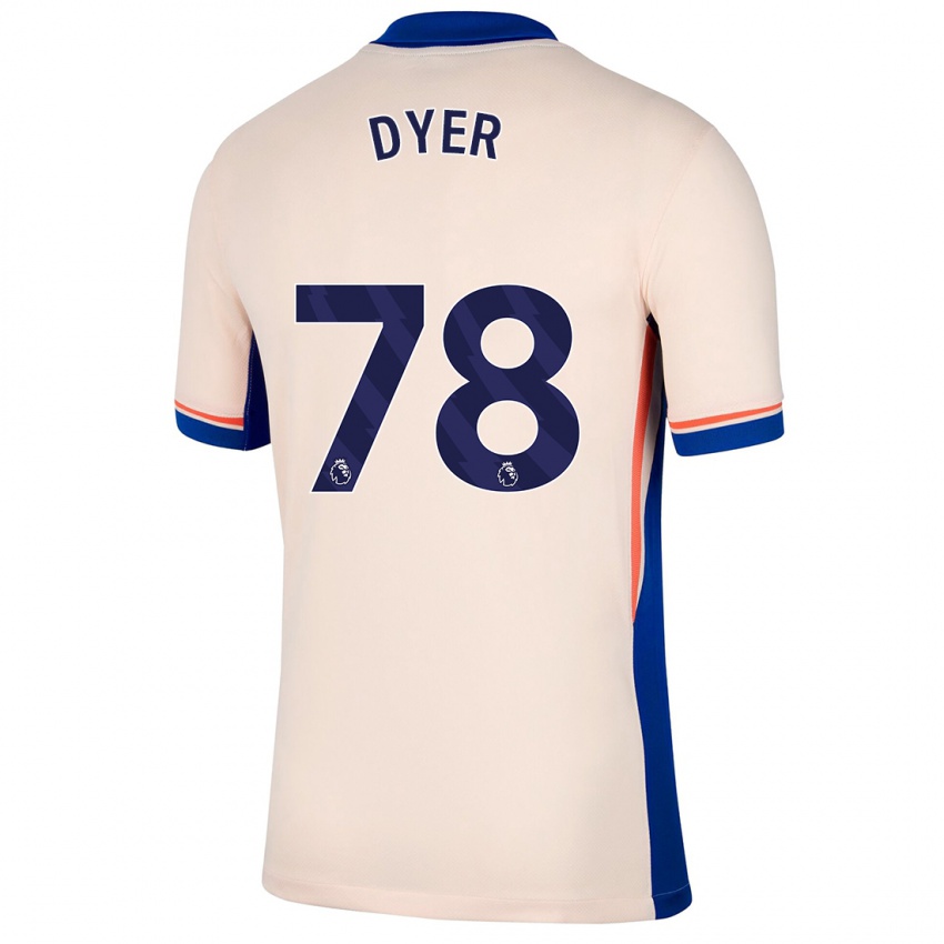 Kinder Kiano Dyer #78 Hellbeige Auswärtstrikot Trikot 2024/25 T-Shirt Schweiz