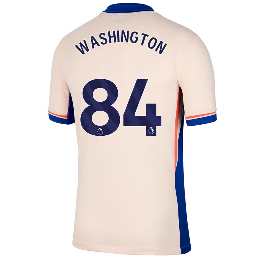 Kinder Marcell Washington #84 Hellbeige Auswärtstrikot Trikot 2024/25 T-Shirt Schweiz