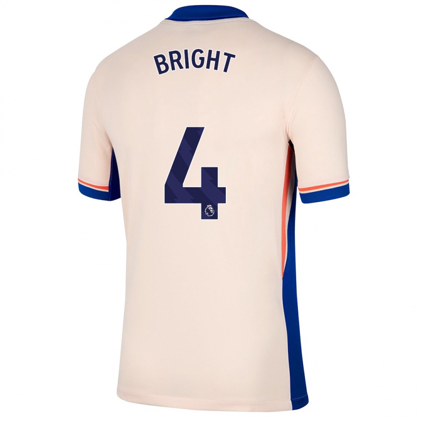 Kinder Millie Bright #4 Hellbeige Auswärtstrikot Trikot 2024/25 T-Shirt Schweiz