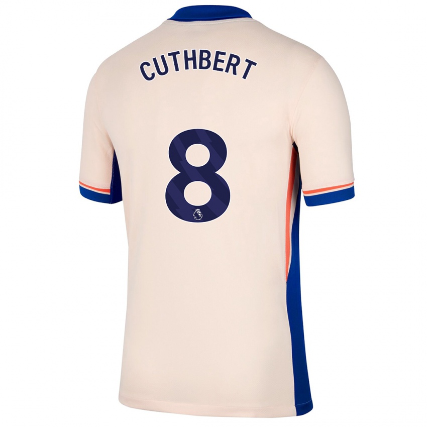 Kinder Erin Cuthbert #8 Hellbeige Auswärtstrikot Trikot 2024/25 T-Shirt Schweiz