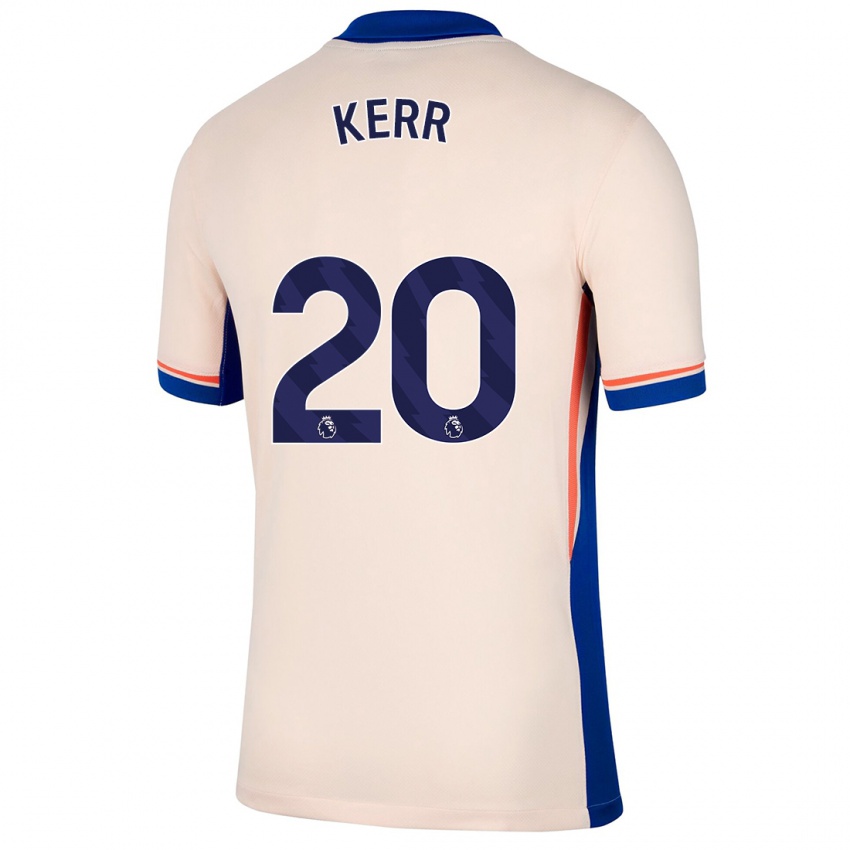 Kinder Sam Kerr #20 Hellbeige Auswärtstrikot Trikot 2024/25 T-Shirt Schweiz