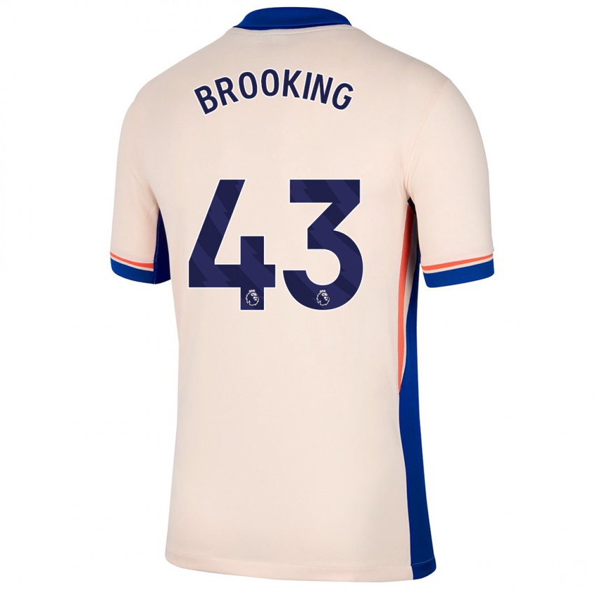 Kinder Josh Brooking #43 Hellbeige Auswärtstrikot Trikot 2024/25 T-Shirt Schweiz