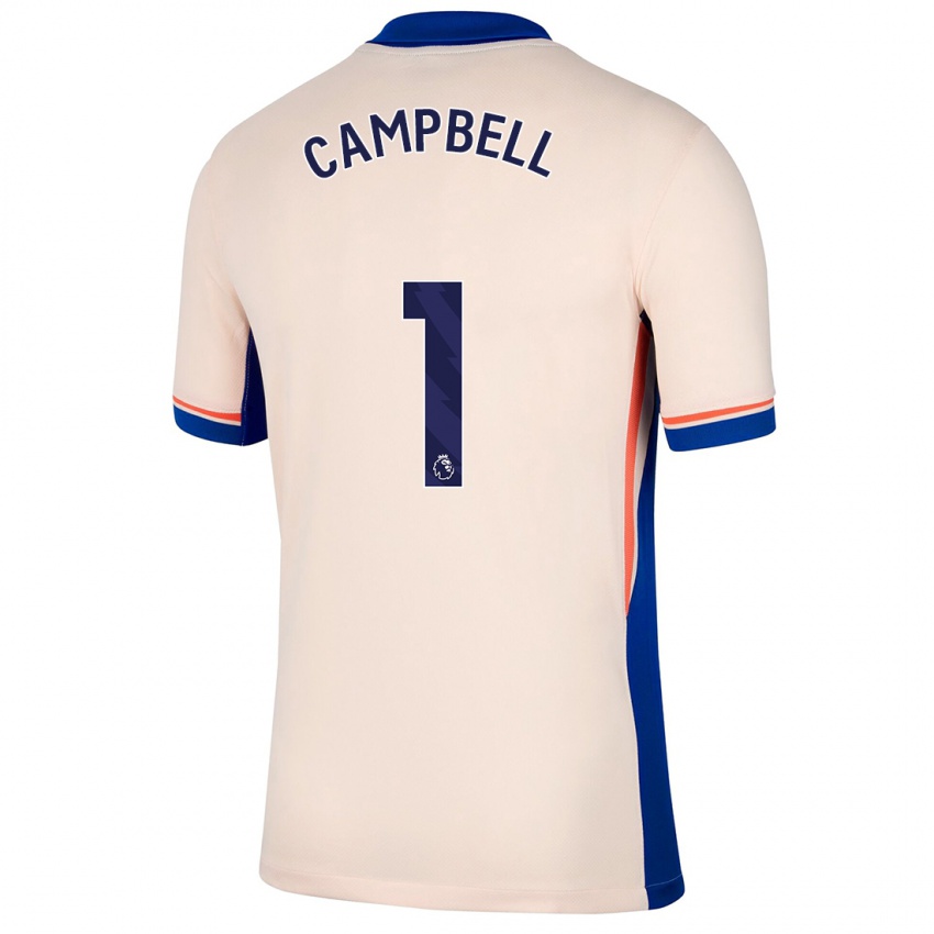 Kinder Luke Campbell #1 Hellbeige Auswärtstrikot Trikot 2024/25 T-Shirt Schweiz