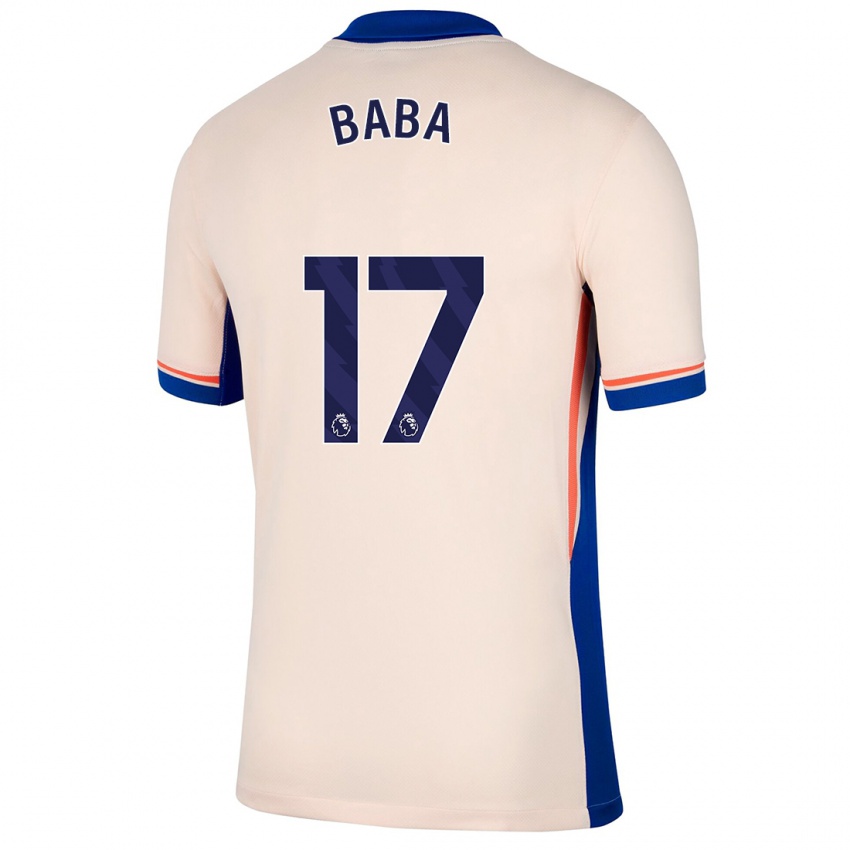 Kinder Abdul-Rahman Baba #17 Hellbeige Auswärtstrikot Trikot 2024/25 T-Shirt Schweiz