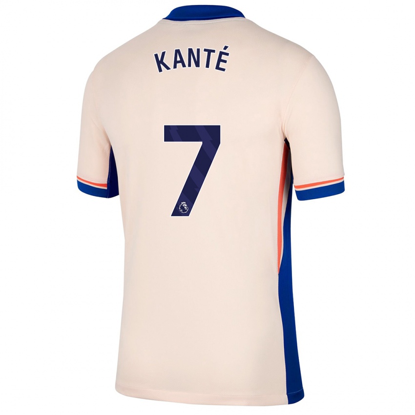 Kinder N'golo Kante #7 Hellbeige Auswärtstrikot Trikot 2024/25 T-Shirt Schweiz