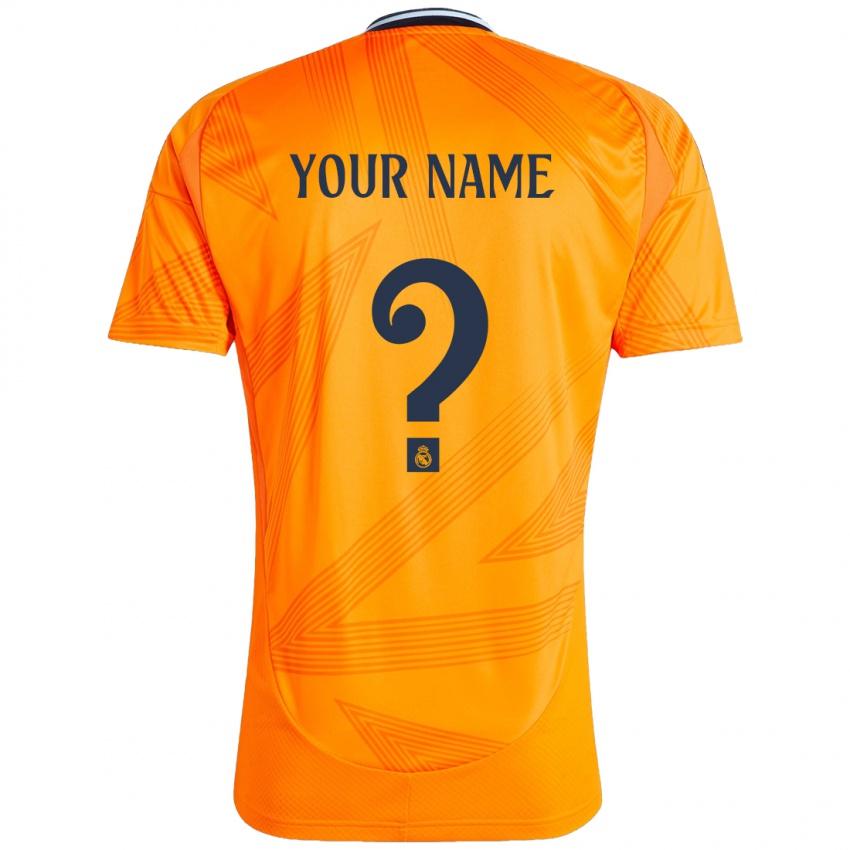 Kinder Ihren Namen #0 Orange Auswärtstrikot Trikot 2024/25 T-Shirt Schweiz