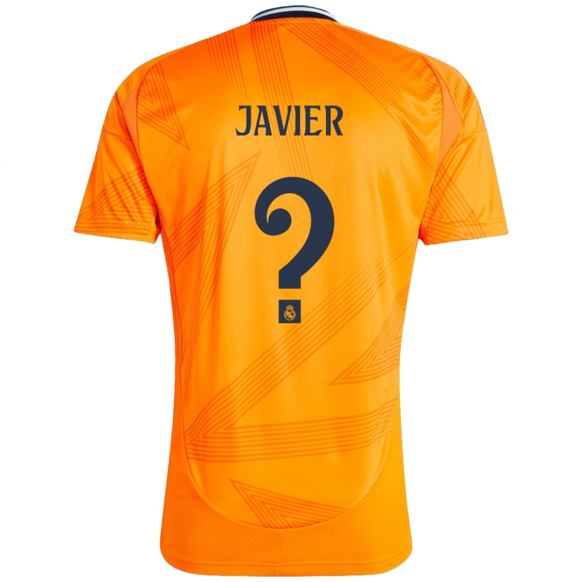 Kinder Javier Navarro #0 Orange Auswärtstrikot Trikot 2024/25 T-Shirt Schweiz