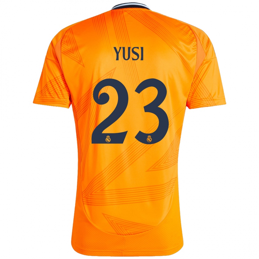 Kinder Yusi #23 Orange Auswärtstrikot Trikot 2024/25 T-Shirt Schweiz