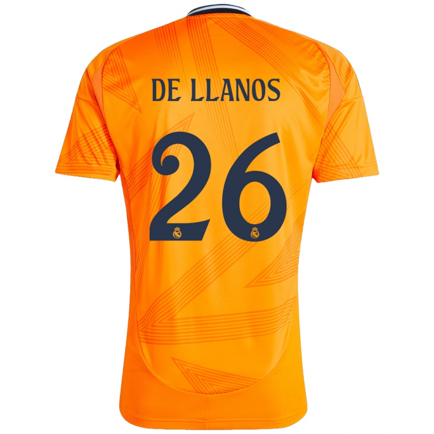 Kinder Hugo De Llanos #26 Orange Auswärtstrikot Trikot 2024/25 T-Shirt Schweiz