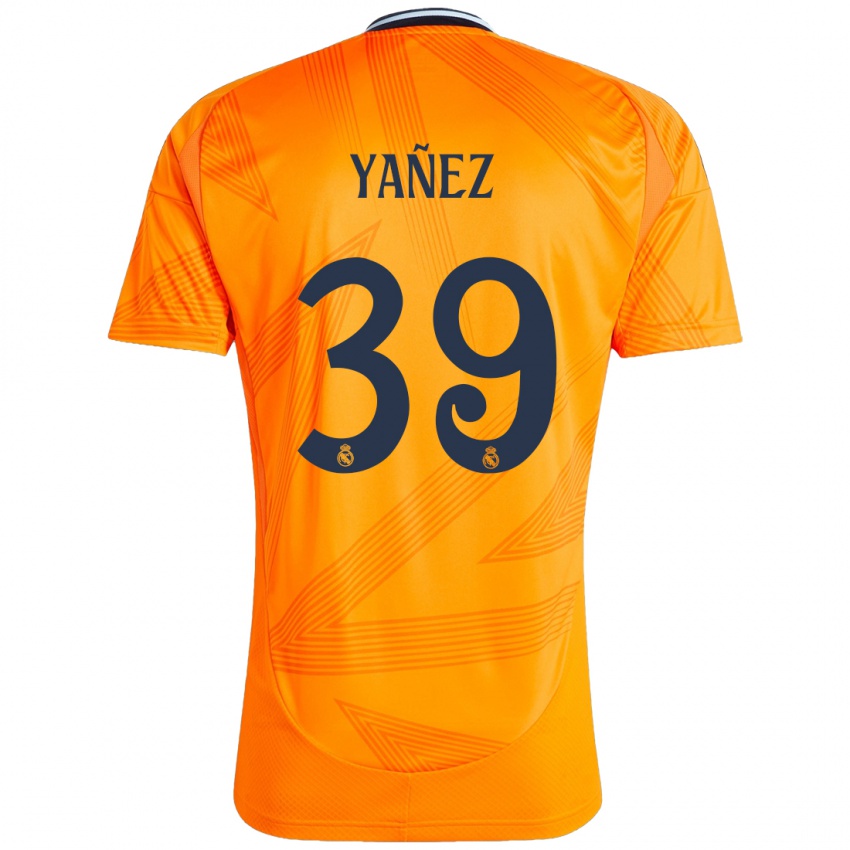 Kinder Daniel Yañez #39 Orange Auswärtstrikot Trikot 2024/25 T-Shirt Schweiz