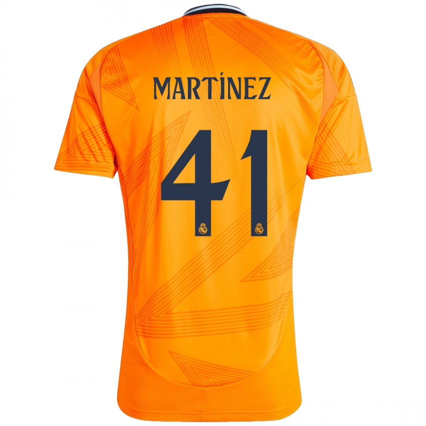 Kinder Joan Martínez #41 Orange Auswärtstrikot Trikot 2024/25 T-Shirt Schweiz