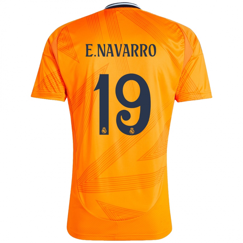 Kinder Eva Navarro #19 Orange Auswärtstrikot Trikot 2024/25 T-Shirt Schweiz