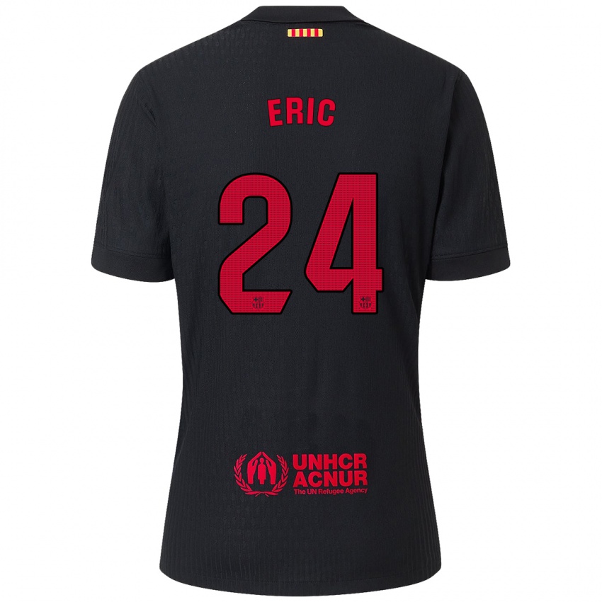 Enfant Maillot Eric Garcia #24 Noir Rouge Tenues Extérieur 2024/25 T-Shirt Suisse