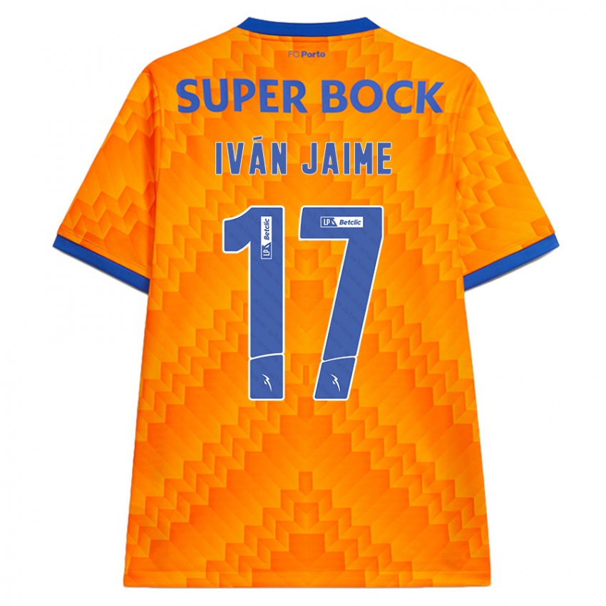 Enfant Maillot Iván Jaime #17 Orange Tenues Extérieur 2024/25 T-Shirt Suisse