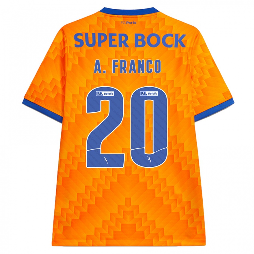 Enfant Maillot André Franco #20 Orange Tenues Extérieur 2024/25 T-Shirt Suisse