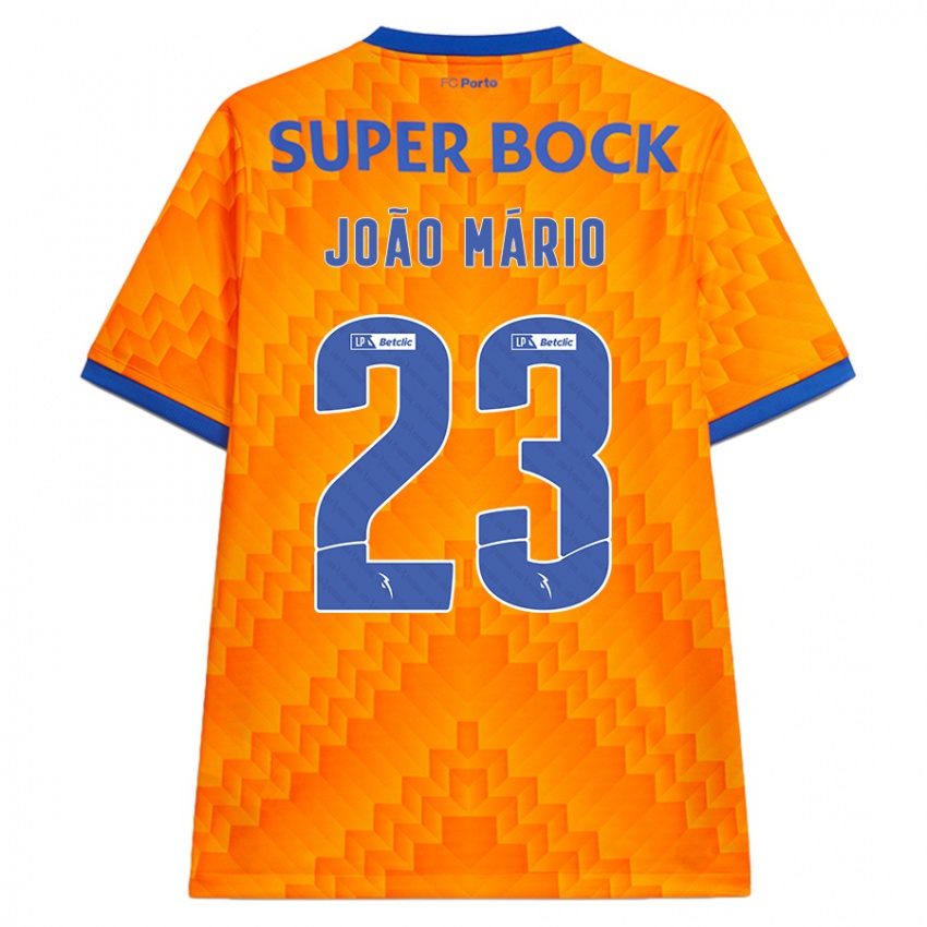 Kinder Joao Mario #23 Orange Auswärtstrikot Trikot 2024/25 T-Shirt Schweiz