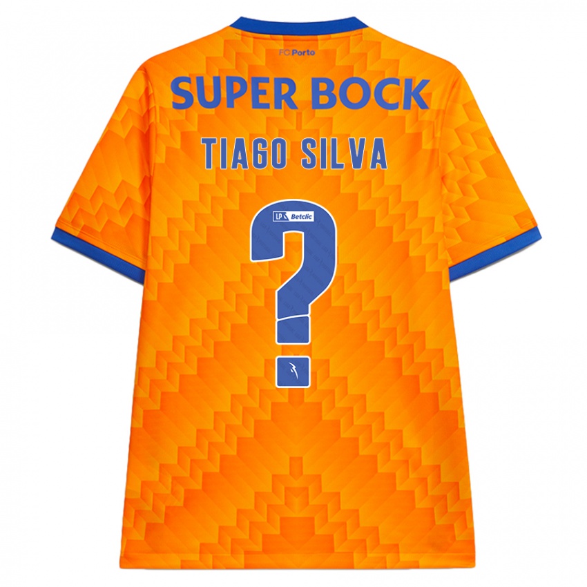 Enfant Maillot Tiago Silva #0 Orange Tenues Extérieur 2024/25 T-Shirt Suisse