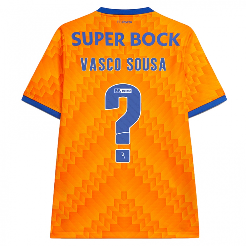 Enfant Maillot Vasco Sousa #0 Orange Tenues Extérieur 2024/25 T-Shirt Suisse