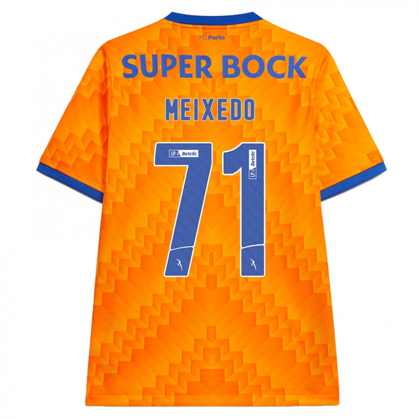 Kinder Francisco Meixedo #71 Orange Auswärtstrikot Trikot 2024/25 T-Shirt Schweiz