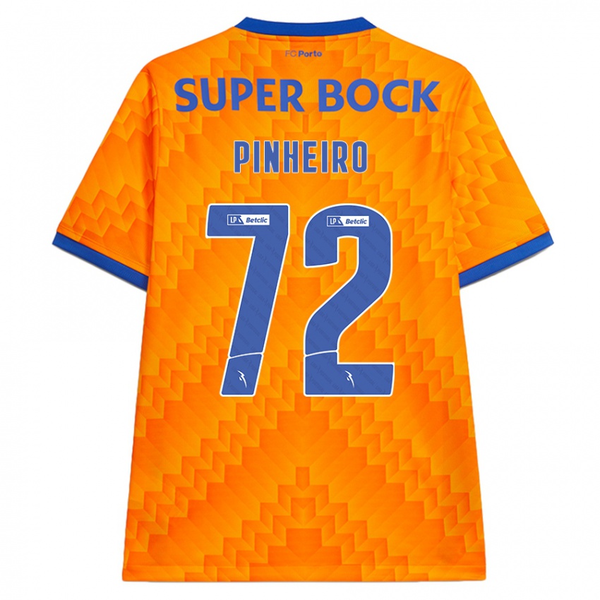 Kinder Rodrigo Pinheiro #72 Orange Auswärtstrikot Trikot 2024/25 T-Shirt Schweiz