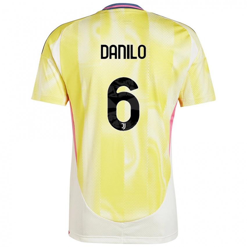 Kinder Danilo #6 Solargelb Auswärtstrikot Trikot 2024/25 T-Shirt Schweiz