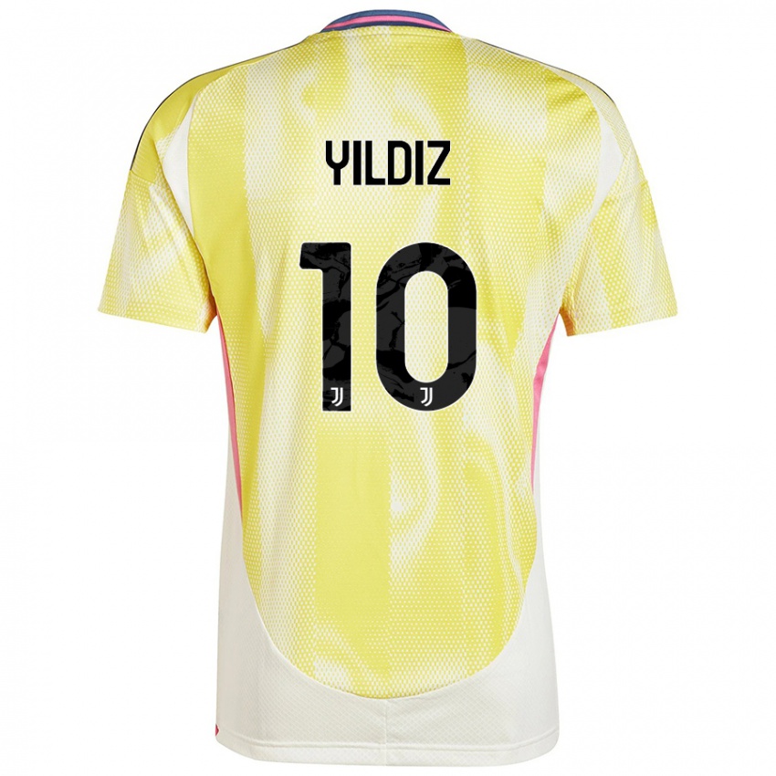 Kinder Kenan Yildiz #10 Solargelb Auswärtstrikot Trikot 2024/25 T-Shirt Schweiz