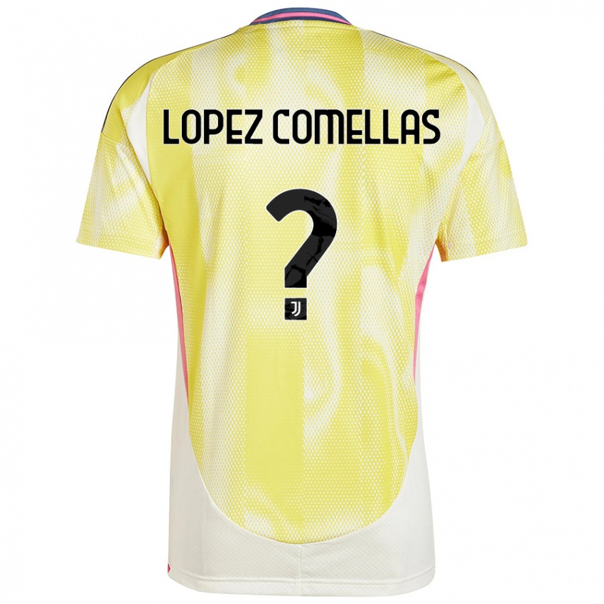 Kinder Ivan Lopez Comellas #0 Solargelb Auswärtstrikot Trikot 2024/25 T-Shirt Schweiz