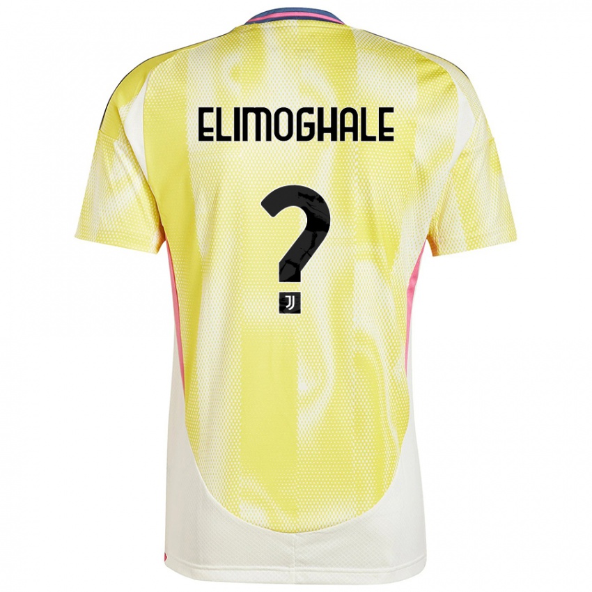 Kinder Destiny Elimoghale #0 Solargelb Auswärtstrikot Trikot 2024/25 T-Shirt Schweiz